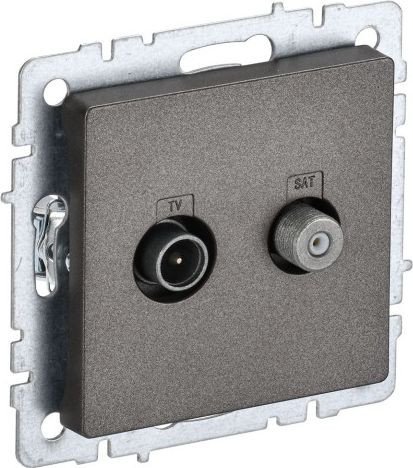 Розетка телевизионная IEK Brite BR-AF20-O-K45