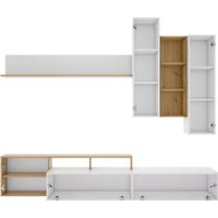 Стенка Stolline Грация СТЛ.411.01 (дуб дикий/белый)