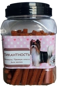 

Лакомство для собак O'dog Пикантность - Филе кролика 750 г