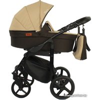 Универсальная коляска Ray Teresa Lux (2 в 1, 6/бежевый/коричневый)
