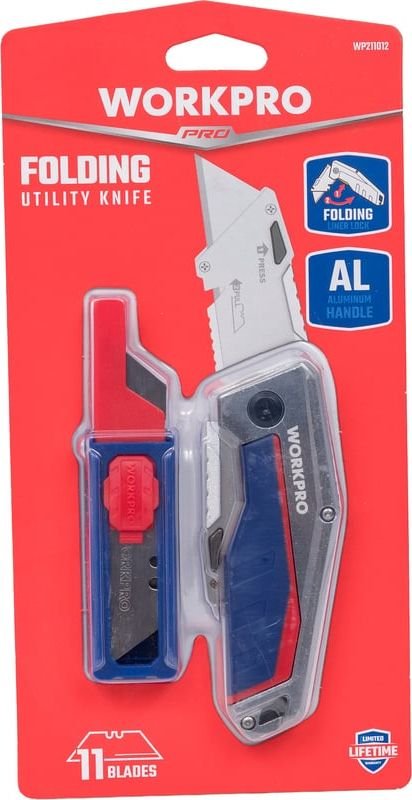 

Нож строительный Workpro WP211012