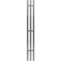 Полотенцесушитель TERMINUS Стойка Trio Квадрат 120x1800 (сатин) в Гомеле