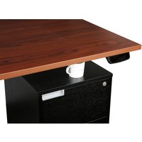 Стол для работы стоя ErgoSmart Ergo Desk Prime 1360x800x36 мм (бетон чикаго/черный)