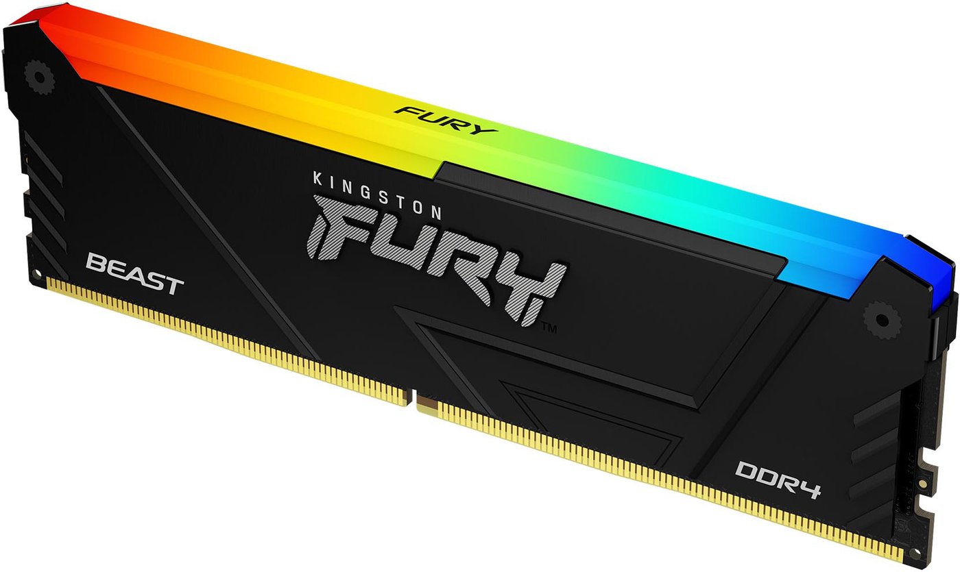 

Оперативная память Kingston FURY Beast RGB 16ГБ DDR4 2666 МГц KF426C16BB2A/16