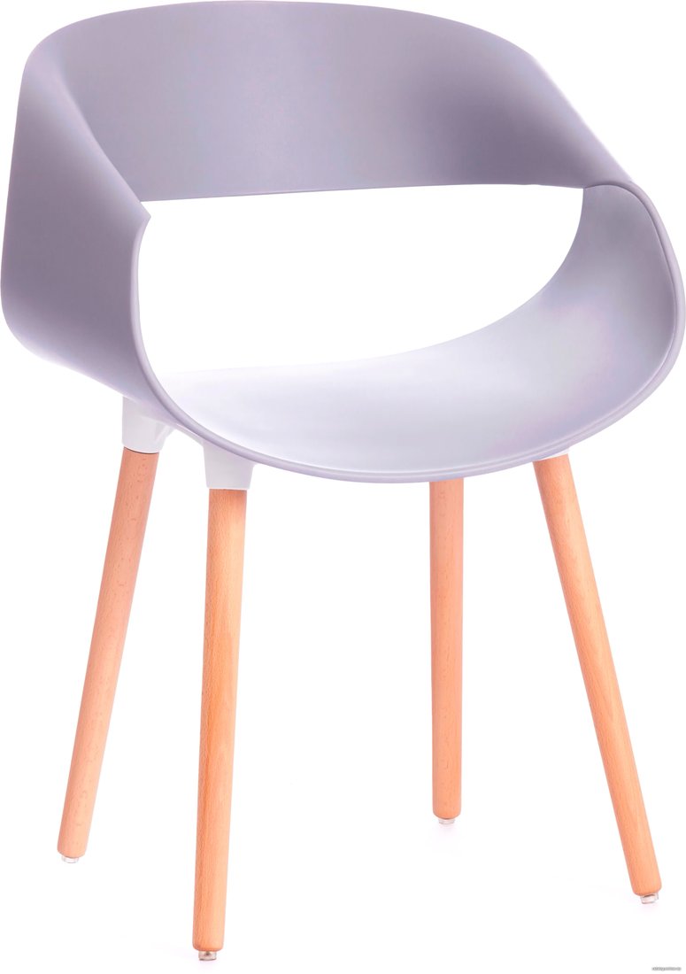 Стул с подлокотниками TetChair QXX mod. C1058 (серый/натуральный)