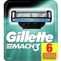 Сменные кассеты для бритья Gillette Mach3 (6 шт) 7702018408832