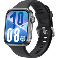 Умные часы Huawei Watch FIT 4 (черный, с черным силиконовым ремешком, международная версия)