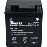 Мотоциклетный аккумулятор Sparta EBZ8-3, YTX7L-BS (7 А·ч)