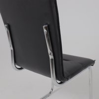 Офисный стул AksHome Вена (экокожа, черная/хром) в Могилеве