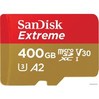 Карта памяти SanDisk Extreme SDSQXA1-400G-GN6MA 400GB + адаптер