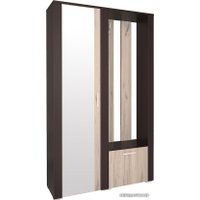 Стенка Интерлиния Коламбия КЛ-14 (правый, дуб венге/дуб серый)