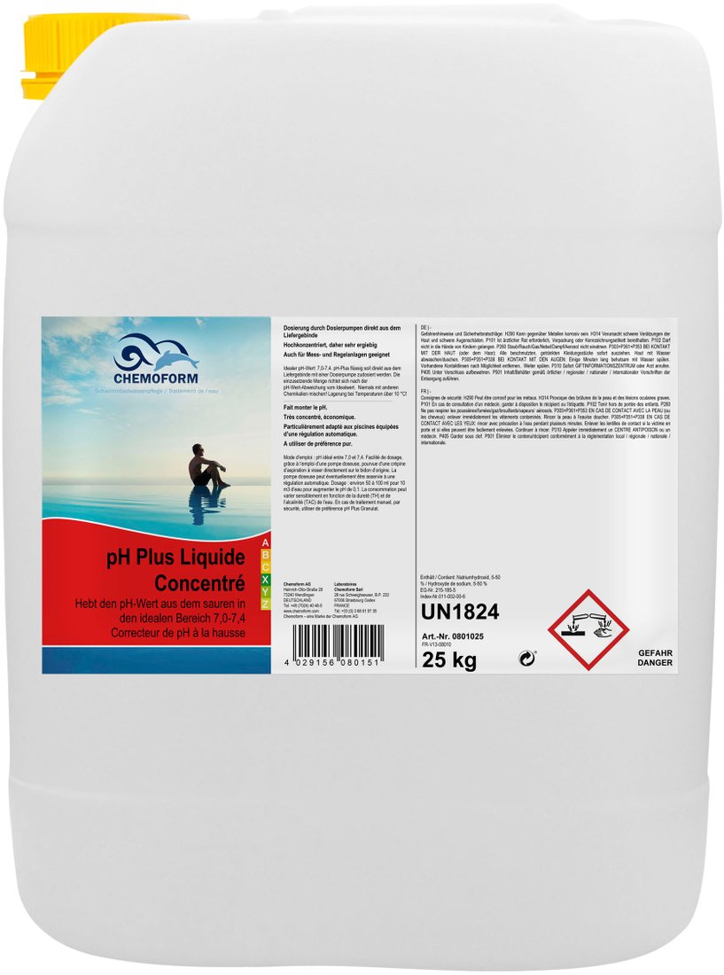 

Химия для бассейна Chemoform pH-плюс жидкий 25 кг