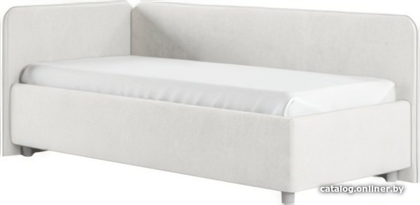 Кровать-тахта Сонум Capri L 90x200 (микровелюр белый)