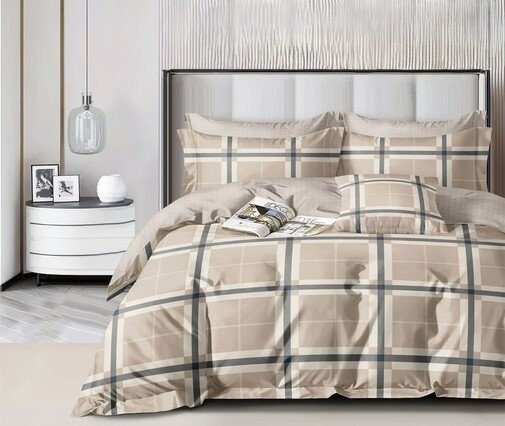 

Постельное белье Реноме 2сп Оливковая коллекция. Простыня на резинке УУ 2040 (поплин)