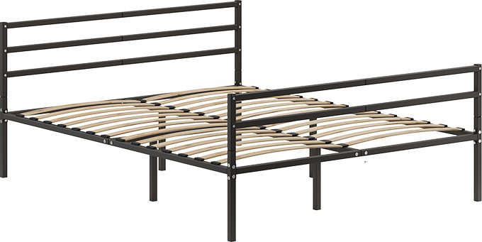 

Кровать Домаклево Металика Г3+Г2 180x190 (черный)