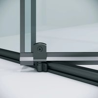 Душевой уголок Niagara Nova NG-35-10AGR-A90GR-34 100х90х195 (графит/прозрачное стекло)