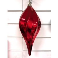 Елочная игрушка GreenTerra Сосулька 25см 202506 (красный)