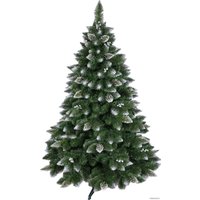 Ель Matpol Снежная Королева белая с украшениями 1.5 м