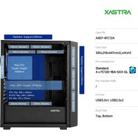 Корпус XASTRA A407 4ARGB (черный)