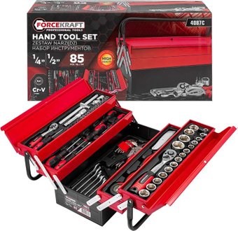 Универсальный набор инструментов ForceKraft FK-4087C (61965)