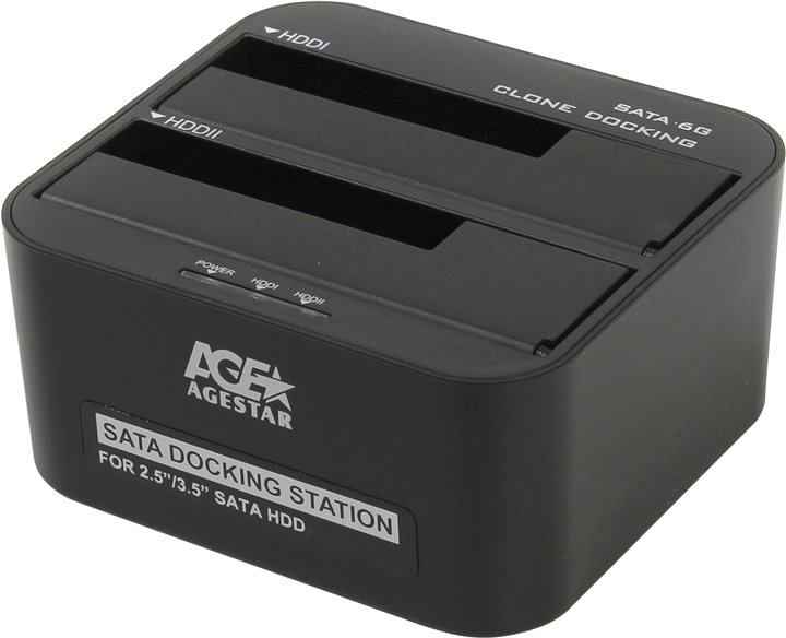 

Бокс для накопителей 2.5" и 3.5" AgeStar 3UBT6-6G