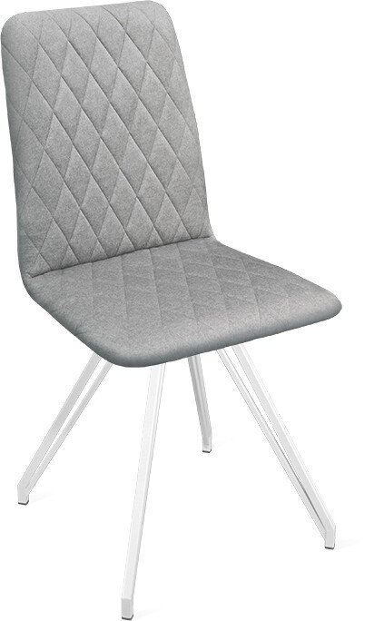 

Стул Трия Стенли К4 (белый матовый/микровелюр Jercy Silver)