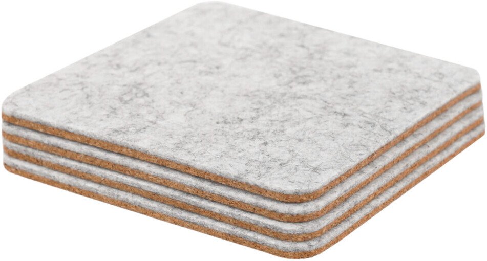 

Подставка под кружку Shevdesk Shev Desk Coasters (4 шт, светлый)