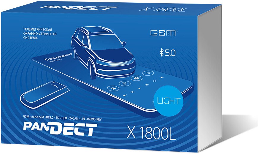 

Автосигнализация Pandect X-1800L v5 Light