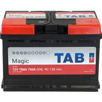 Автомобильный аккумулятор TAB Magic (78 А·ч)