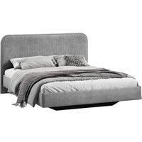 Кровать Трия Тиффани Тип 1 180x200 (микровелюр Wellmart Silver)