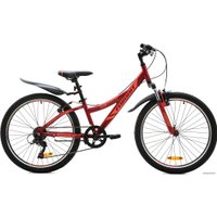 Велосипед Favorit Space 24 V 2020 (красный)