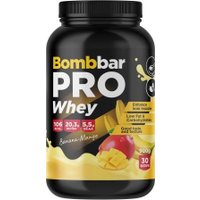 Протеин сывороточный (концентрат) Bombbar Whey Protein Pro (900 г, банан/манго)