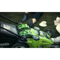 Газонокосилка Greenworks G40LM49DBK6 (с 1-м АКБ 6 Ah)