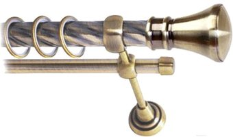 Lm Decor Люксор (антик, витая, 4м 19мм, 2 ряда)