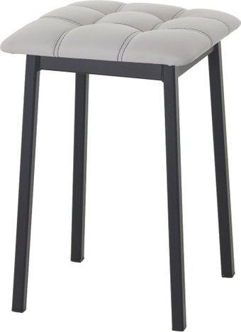 Табурет AMC Comfort 7К1.6 (кожзам, серый/черный)