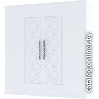 Шкаф распашной Rinner Тиффани М08 (белый текстурный)