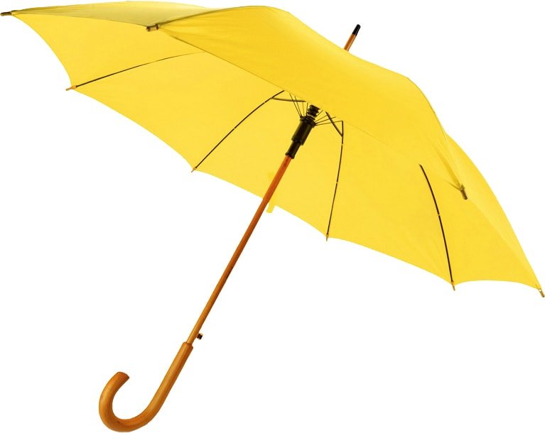 

Зонт-трость SunShine Arwood деревянная ручка жёлтый