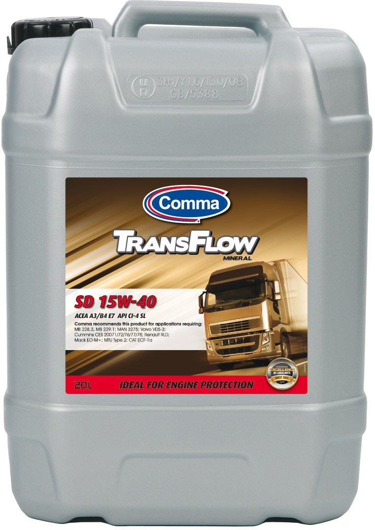 

Моторное масло Comma TransFlow SD 15W-40 20л