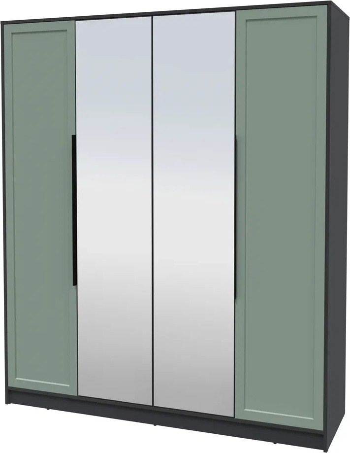 

Шкаф распашной Интерлиния Концепт Тренд КТ-Ш4(з) (антрацит/мята)