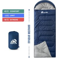 Спальный мешок RSP Outdoors Sleep 350 R (синий, 220x75см, молния справа)