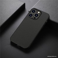 Чехол для телефона G-Case для iPhone 14 Pro Max (черная кожа)