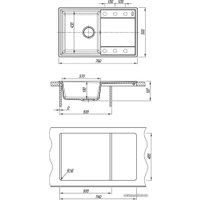 Кухонная мойка Lemark Imandra 9910028 (жасмин)