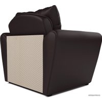 Кресло-кровать Мебель-АРС Квартет (экокожа, шоколад)