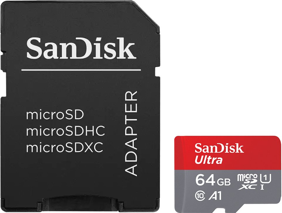 

Карта памяти SanDisk Ultra microSDXC SDSQUAB-064G-GN6MA 64GB (с адаптером)