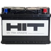 Автомобильный аккумулятор HIT R+ (77 А·ч) + Бесплатная диагностика подвески или -30% на замену масла