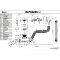 Сифон McAlpine HCN2600CC-15MM