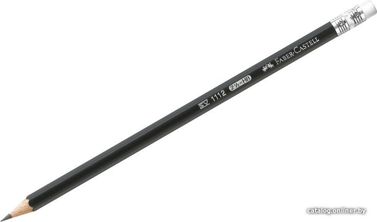 Простой карандаш Faber Castell 1112 111200 (HB, черный)