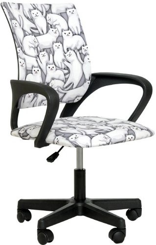 Компьютерное кресло King Style 695 LT Black (рисунок Kotofey)