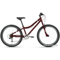 Велосипед Forward Unit 24 1.0 2023 (темно-красный)