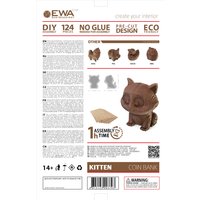 3Д-пазл Eco-Wood-Art Кошечка - копилка